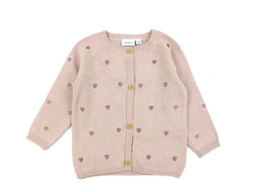 Name It sepia rose hjerter cardigan